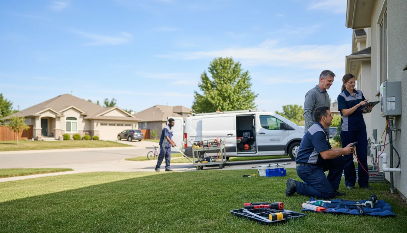 Tankless water heater service in Heath, OH
